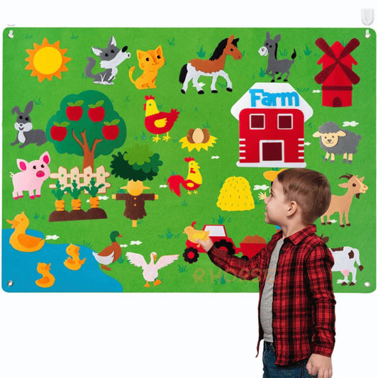 Dieren Viltbord - Eindeloos Educatief Speelplezier