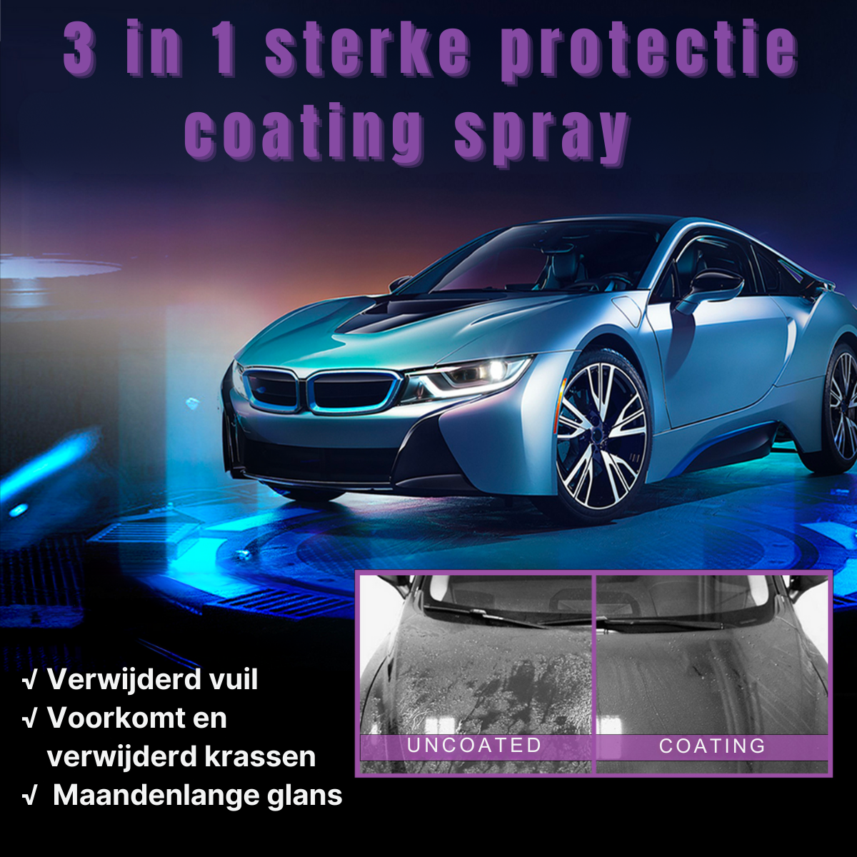 Nano Keramische Coatingspray 3 in 1