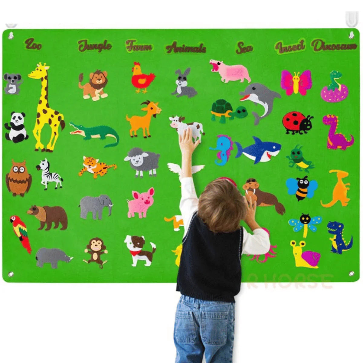 Dieren Viltbord - Eindeloos Educatief Speelplezier