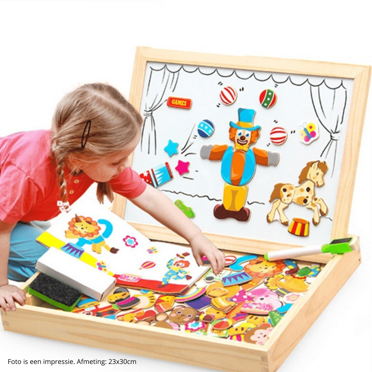 Woods™ - Creatieve Houten Magnetische Speelbord