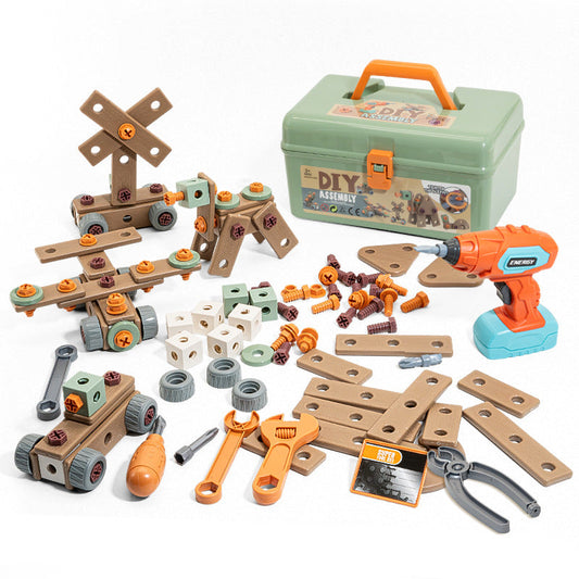 ConstructiePlezier - 100-delige Gereedschapset voor Creatieve Kinderen